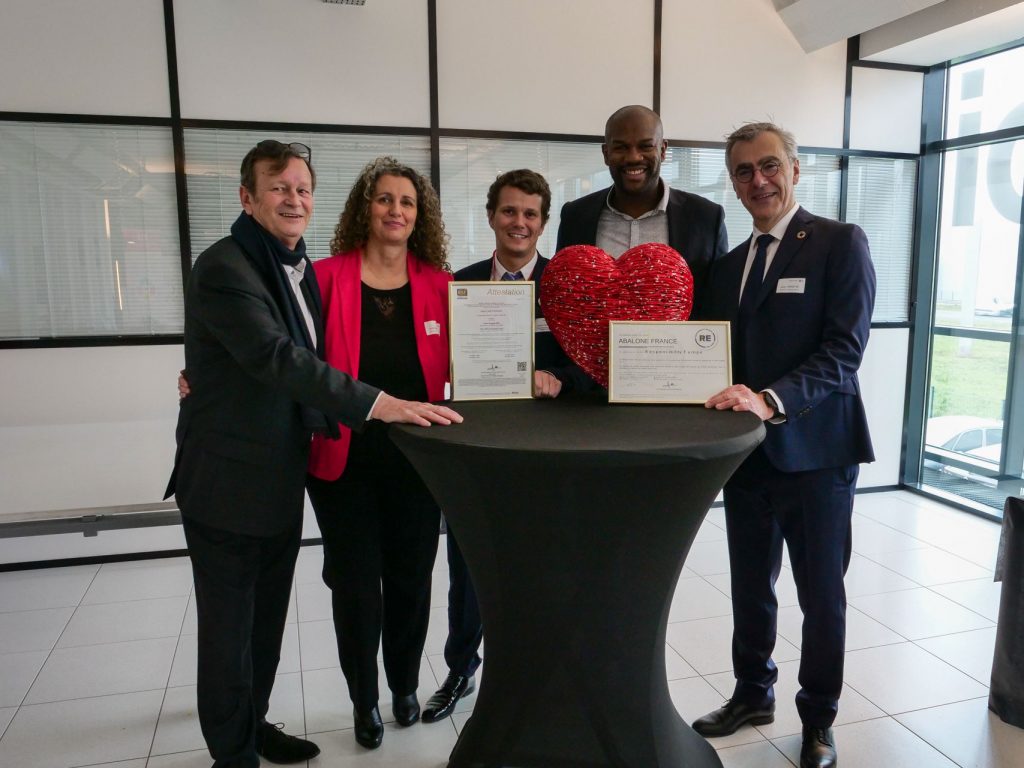 Image : Remise du label Engagé RSE AFNOR | Abalone