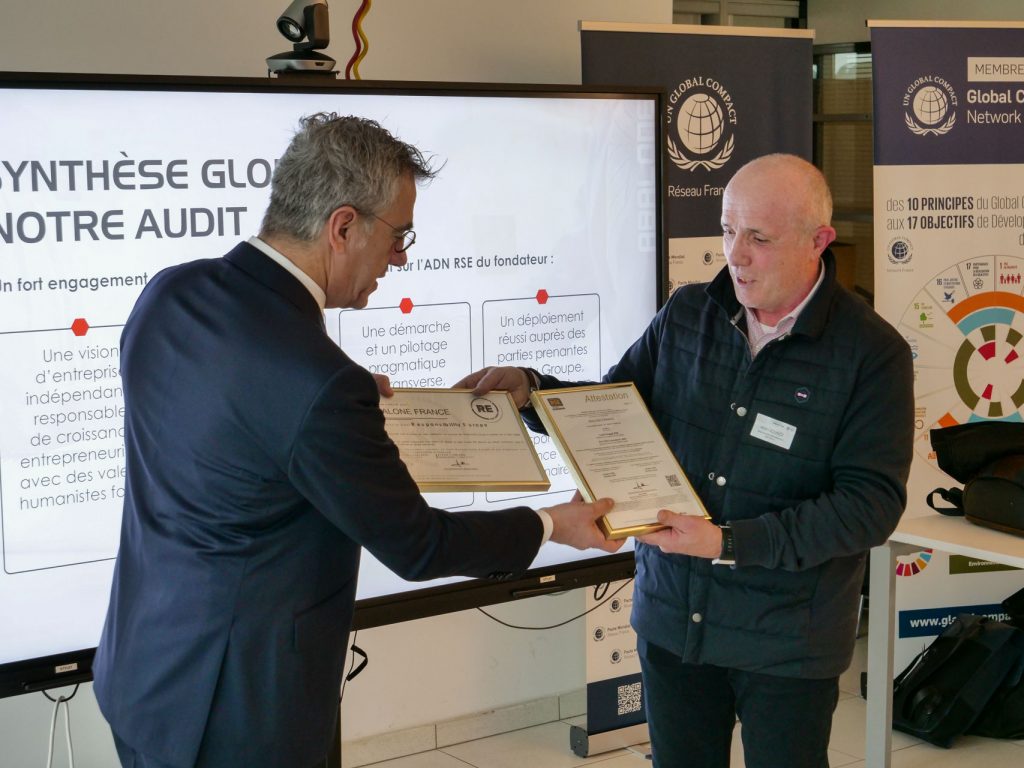 Image : Remise du label Engagé RSE AFNOR | Abalone